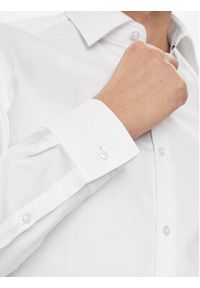 Hugo Koszula Koey 50494500 Biały Slim Fit. Kolor: biały. Materiał: bawełna #3