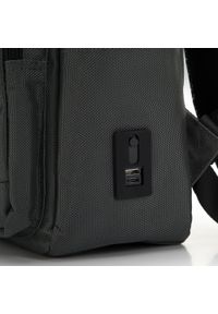 Wittchen - Męski plecak na laptopa 15,6” z dwiema kieszeniami na froncie szary. Kolor: szary. Materiał: nylon. Styl: młodzieżowy, casual, elegancki, biznesowy #5
