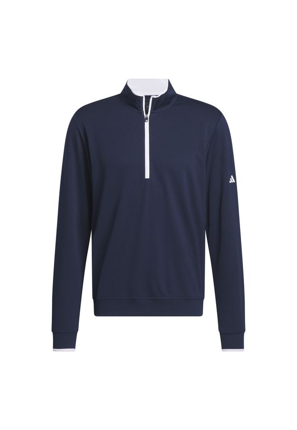 Adidas - Bluza adidas UPF Lightweight. Typ kołnierza: golf. Kolor: niebieski. Sport: golf