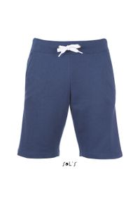 SOL'S - Szorty Sol's June. Kolor: niebieski. Materiał: bawełna. Długość: krótkie. Sezon: lato #1