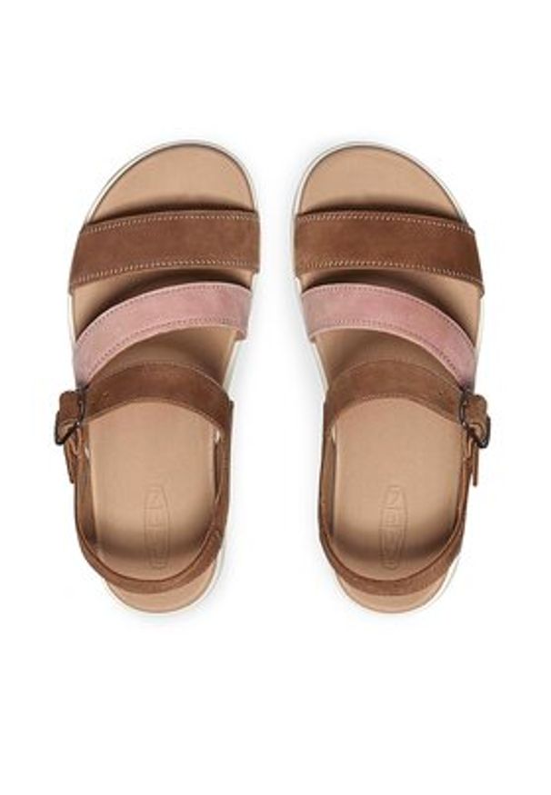 keen - Keen Sandały Ellecity Backstrap 1027272 Brązowy. Kolor: brązowy. Materiał: skóra, nubuk