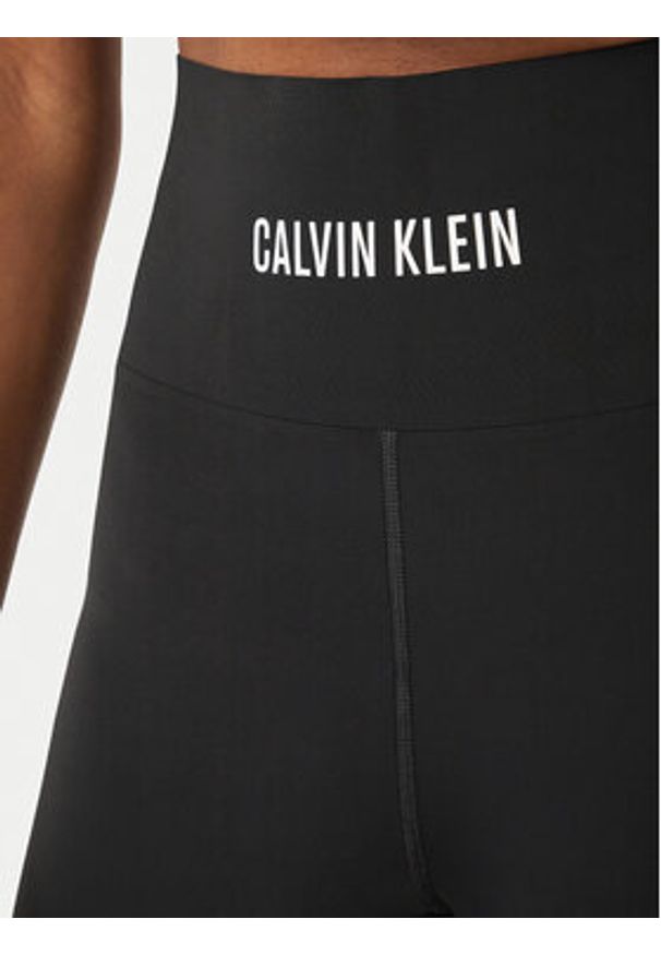 Calvin Klein Performance Legginsy LVGWS6L637 Czarny Slim Fit. Kolor: czarny. Materiał: syntetyk