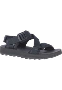 Sandały Turystyczne Lifestyle Męskie Merrell Alpine Strap. Kolor: czarny. Sport: turystyka piesza #1