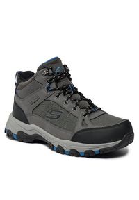 skechers - Skechers Trapery Selmen Melano 204477/GRY Szary. Kolor: szary. Materiał: materiał