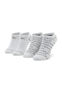Calvin Klein Zestaw 2 par stopek damskich 701218779 Biały. Kolor: biały. Materiał: materiał