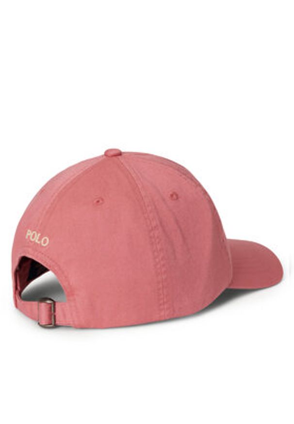 Polo Ralph Lauren Czapka z daszkiem 322785653508 Różowy. Kolor: różowy. Materiał: bawełna