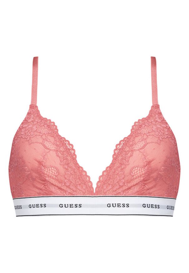 Guess Biustonosz braletka O97C02 KBBT0 Różowy. Kolor: różowy. Materiał: syntetyk