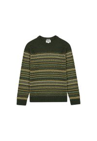 Lee - WRANGLER FAIRISLE SWEATER MĘSKI SWETER CIEPŁY VERDANT GREEN 112357294 W8F7014320 #3