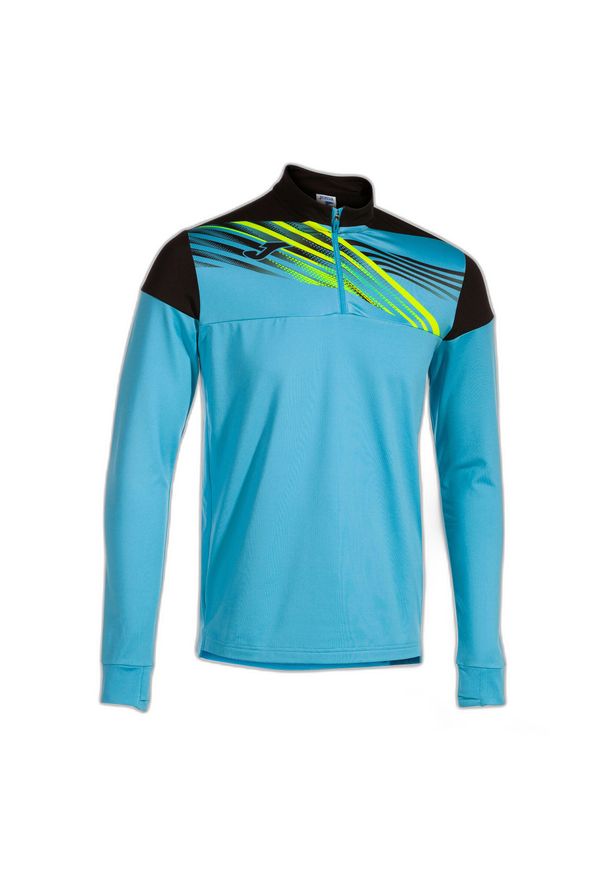 Bluza Joma Elite X. Kolor: niebieski, wielokolorowy, czarny. Materiał: materiał. Sport: bieganie