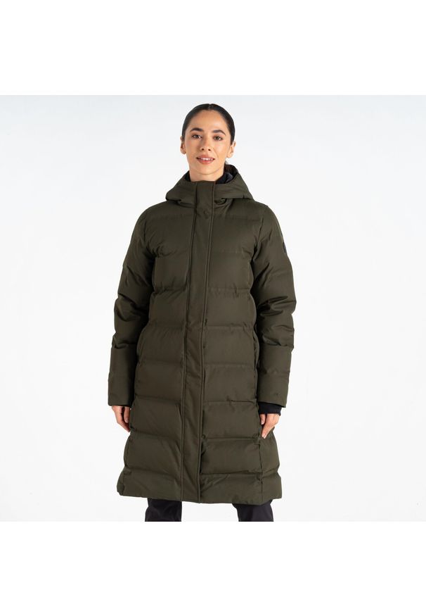 DARE 2B - Damska kurtka turystyczna ocieplana Wander. Kolor: zielony. Materiał: puch. Sport: turystyka piesza