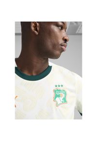 Puma - Męska koszulka wyjazdowa Wybrzeże Kości Słoniowej 2025 PUMA. Kolor: biały, wielokolorowy, zielony