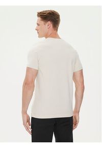 Calvin Klein T-Shirt K10K112724 Beżowy Slim Fit. Kolor: beżowy. Materiał: bawełna #4