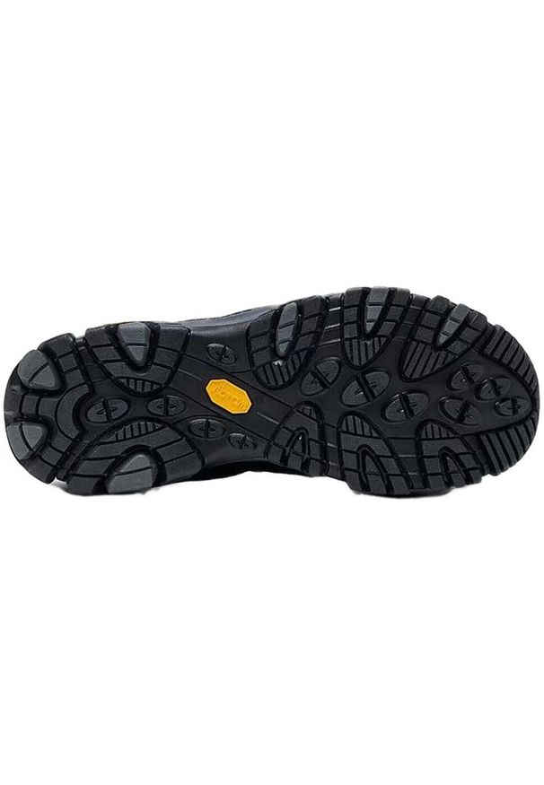 Buty turystyczne męskie Merrell Moab 3 GTX. Kolor: czerwony, wielokolorowy, czarny. Materiał: skóra. Szerokość cholewki: normalna. Technologia: Gore-Tex. Sport: turystyka piesza