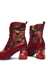 Laura Vita Trzewiki Evcao 81 Czerwony. Kolor: czerwony. Materiał: skóra #3