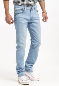 Lee - LEE DAREN ZIP FLY MĘSKIE SPODNIE JEANSOWE JEANSY DŻINSY BLUE SKY LIGHT L707ICC25 112331697 #9