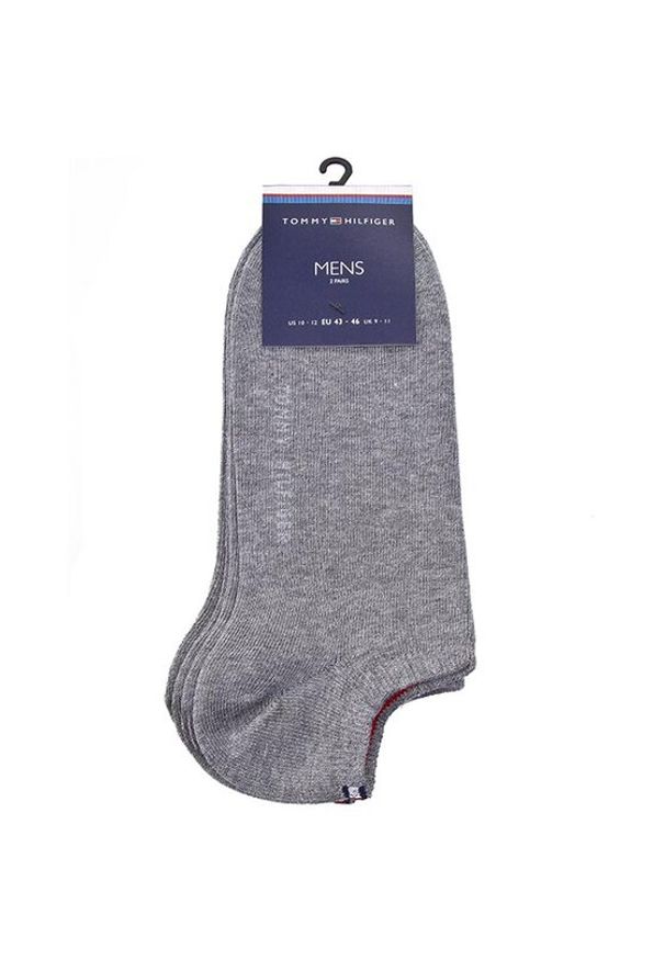 TOMMY HILFIGER - Tommy Hilfiger Skarpety krótkie 342023001 Szary. Kolor: szary. Materiał: materiał