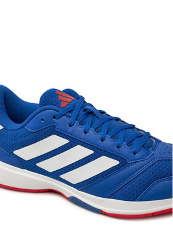 Adidas - adidas Buty halowe Ligra 8 M IH9945 Niebieski. Kolor: niebieski. Materiał: materiał