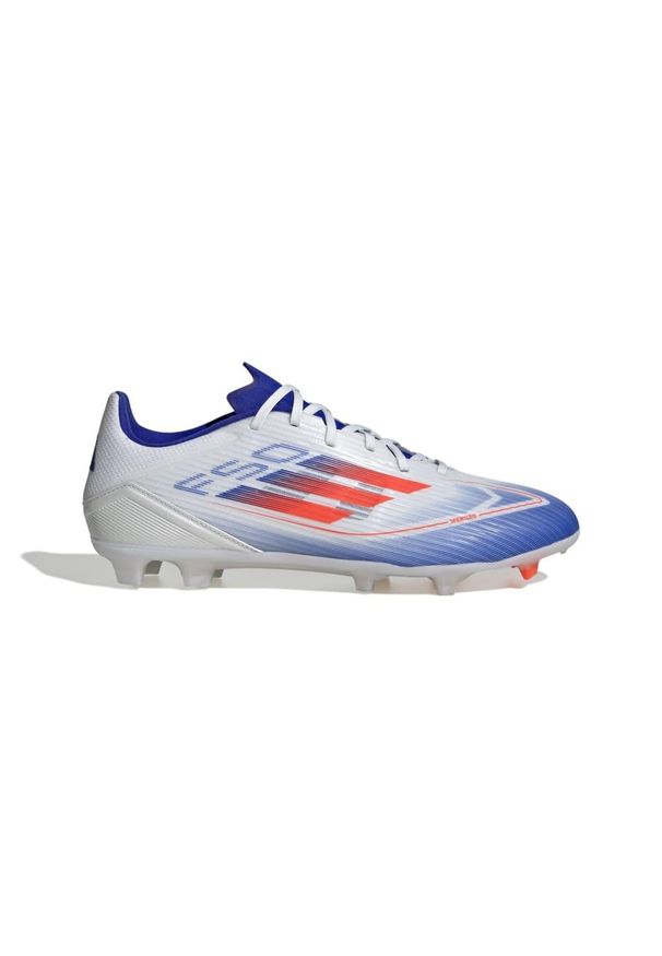 Adidas - Buty korki adidas F50 League Wielopowierzchniowe Białe. Kolor: czerwony, biały, niebieski, wielokolorowy. Materiał: materiał, syntetyk. Sport: piłka nożna