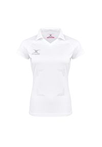 GILBERT - Damska koszulka polo Gilbert Eclipse Hook and Loop. Typ kołnierza: polo. Kolor: biały. Styl: sportowy #1