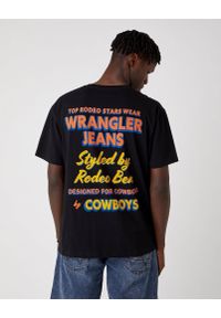 Wrangler - MĘSKI T-SHIRT WRANGLER SS TEXT TEE BLACK W7AZGF100 112131371 #4