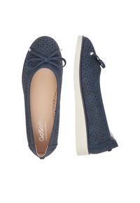Go Soft Baleriny CEO-WYL3650-2 Granatowy. Kolor: niebieski. Materiał: materiał #6