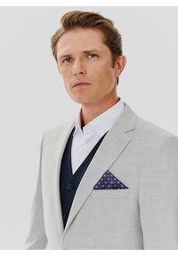 Pako Lorente - PAKO LORENTE – Marynarka garniturowa w kolorze jasnoszarym. Kolor: szary. Materiał: poliester, elastan, wiskoza. Wzór: gładki #6