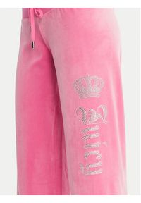 Juicy Couture Spodnie dresowe Gothic Crown JCBBJ126806 Różowy Straight Leg. Kolor: różowy. Materiał: syntetyk #4