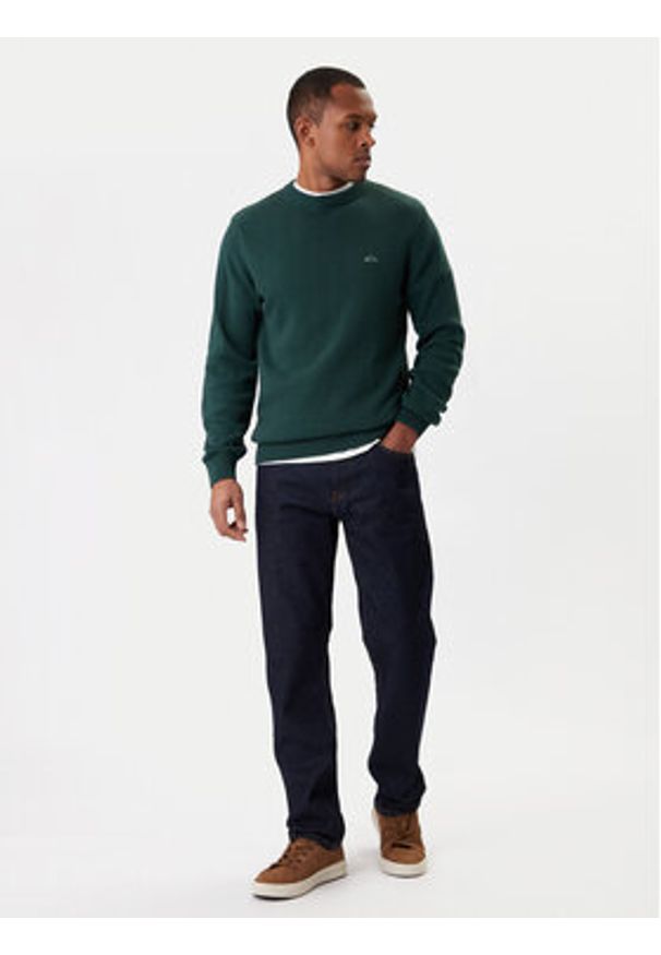 Quiksilver Sweter Salt Water EQYSW03326 Zielony Regular Fit. Kolor: zielony. Materiał: bawełna, syntetyk