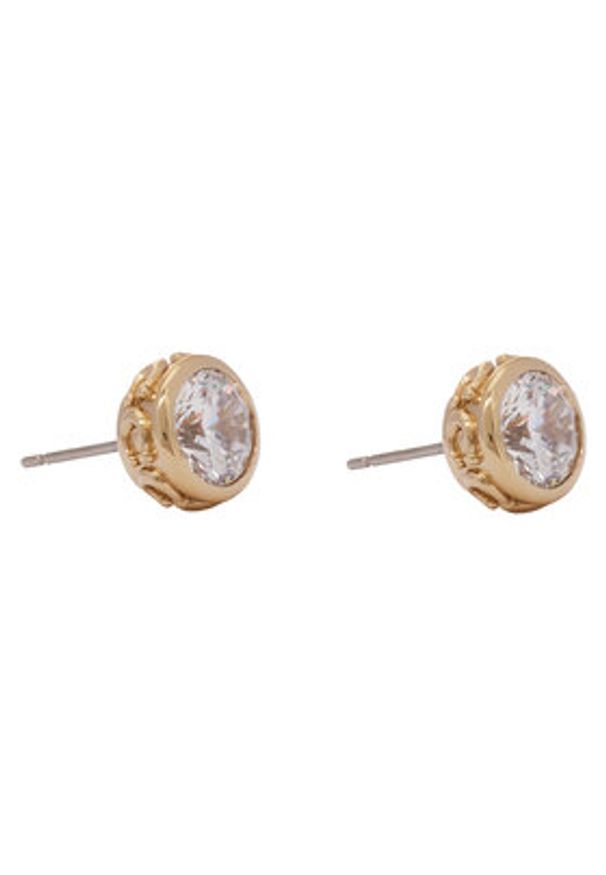 Coach Kolczyki Signature Stone Earrings 37423484GLD111 Złoty. Materiał: metalowe. Kolor: złoty