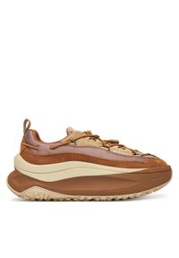 Moon Boot Sneakersy Moon247 Xlace 80D2490090 Brązowy. Kolor: brązowy. Materiał: zamsz, skóra