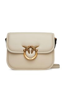 Pinko - PINKO Torebka Love Box Bag Fl Mini 104297 A26L Écru. Materiał: skórzane