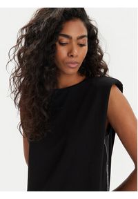 EA7 Emporio Armani Sukienka letnia 3DTA61 TJ6SZ 1200 Czarny Slim Fit. Kolor: czarny. Materiał: bawełna. Sezon: lato #2