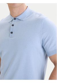 Bugatti Polo 7100-75522C Niebieski Regular Fit. Typ kołnierza: polo. Kolor: niebieski. Materiał: bawełna #2