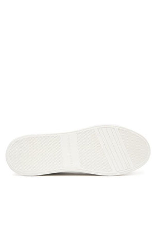 TOMMY HILFIGER - Tommy Hilfiger Sneakersy Chic Platform Cupsole Sneaker FW0FW09021 Biały. Kolor: biały. Materiał: skóra. Obcas: na platformie