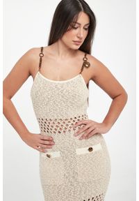 Elisabetta Franchi - Sukienka maxi z tkaniny bouclé ELISABETTA FRANCHI. Materiał: tkanina. Długość: maxi #2