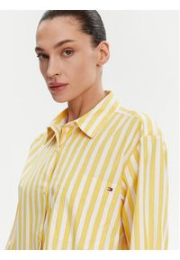 TOMMY HILFIGER - Tommy Hilfiger Koszula WW0WW45612 Żółty Relaxed Fit. Kolor: żółty. Materiał: bawełna #3