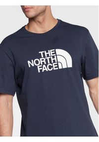 The North Face T-Shirt Easy NF0A2TX3 Granatowy Regular Fit. Kolor: niebieski. Materiał: bawełna #3