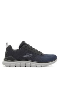 skechers - Skechers Sneakersy TRACK RIPKENT 232399 NVBK Granatowy. Kolor: niebieski. Materiał: materiał