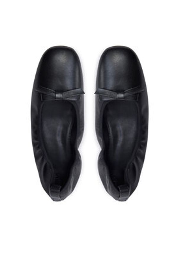 Alohas - ALOHAS Baleriny Freya S100503 Czarny. Kolor: czarny. Materiał: skóra