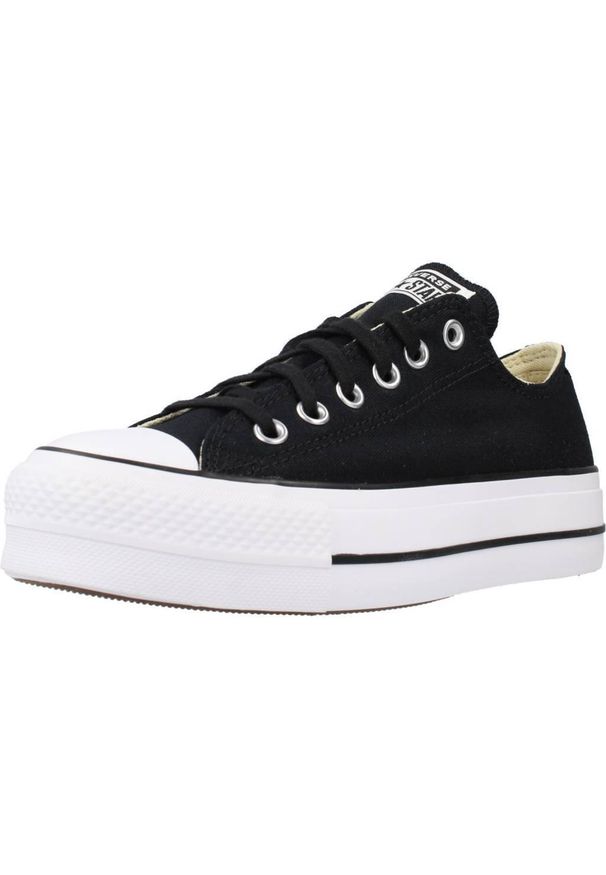 Converse - Buty CONVERSE ALL STAR LIFT LOW Czarny. Okazja: na co dzień. Kolor: biały, wielokolorowy, czarny. Model: Converse All Star