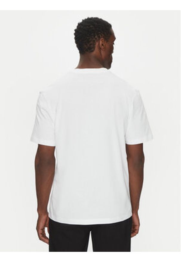 Hugo - HUGO T-Shirt 50538254 Biały Relaxed Fit. Kolor: biały. Materiał: bawełna