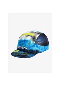 CRAZY - Czapka z daszkiem do biegania Crazy Pacman Cap Run - magic mountain. Kolor: niebieski