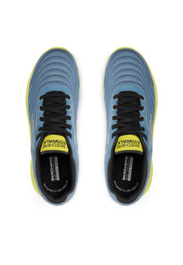 skechers - Skechers Sneakersy Go Walk Flex-Brendon 216687/SLT Niebieski. Kolor: niebieski. Materiał: materiał