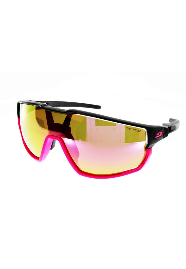 Okulary rowerowe JULBO Rush czarno różowe Spectron kat.3. Kolor: czarny, różowy, wielokolorowy. Sport: turystyka piesza