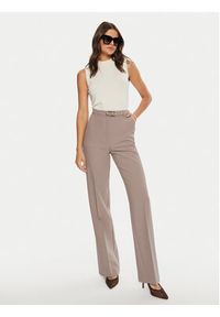 Marciano Guess Spodnie materiałowe Celia 4BGB03 7046A Beżowy Regular Fit. Kolor: beżowy. Materiał: syntetyk