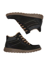 Go Soft Trzewiki CEO-WI23-GHANA-07C Czarny. Kolor: czarny. Materiał: skóra, zamsz #7