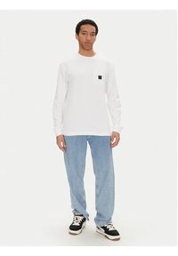 DC Shoes Bluza ADYKT03247 Biały Standard Fit. Kolor: biały. Materiał: bawełna