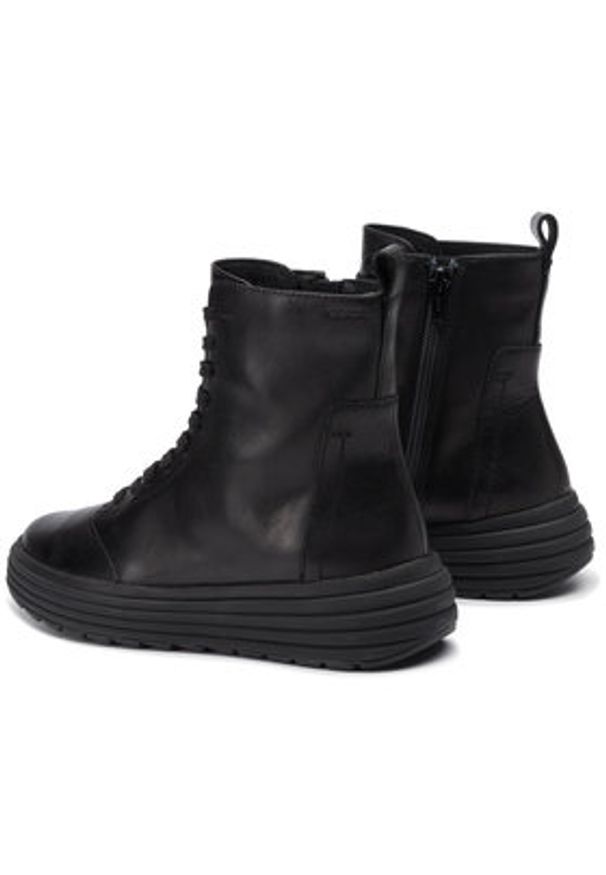 Geox Botki D Phaolae A D94FDA 00043 C9999 Czarny. Kolor: czarny. Materiał: skóra