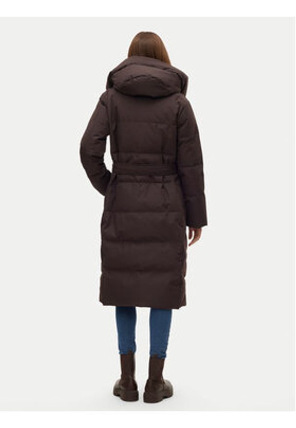 Vero Moda Płaszcz zimowy Leonie 10311566 Brązowy Regular Fit. Kolor: brązowy. Materiał: syntetyk. Sezon: zima