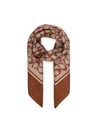 Coach Chusta 29C2755 Brązowy. Kolor: brązowy. Materiał: jedwab #1